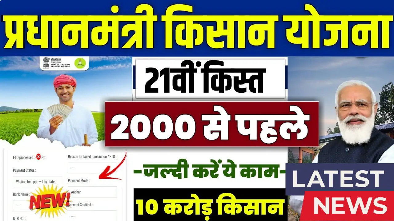 PM Kisan 21st Installment 2025