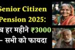 Senior Citizen Pension 2025